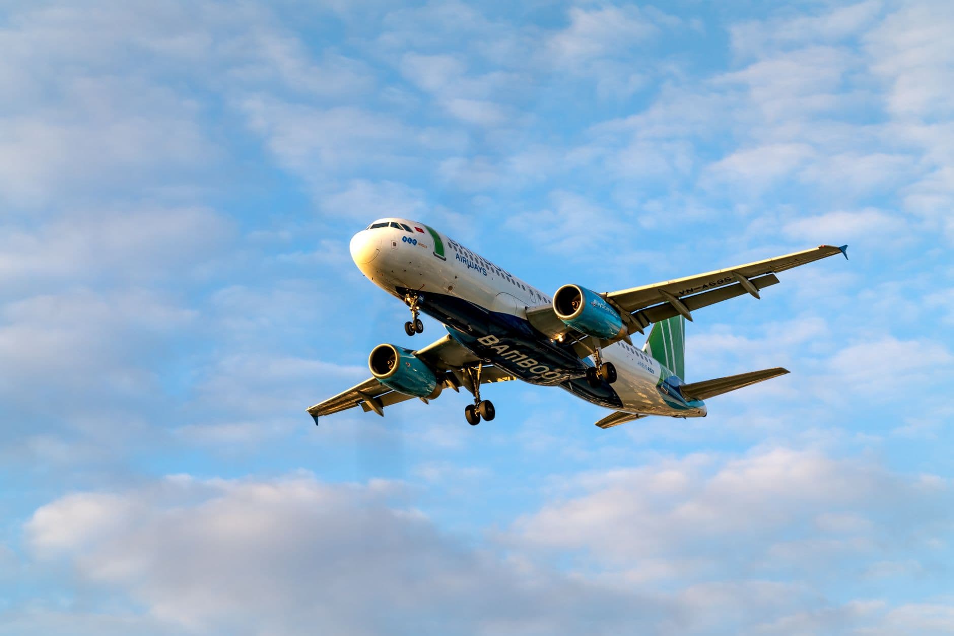 Breeze Airways aircraft on the tarmac ready for departure