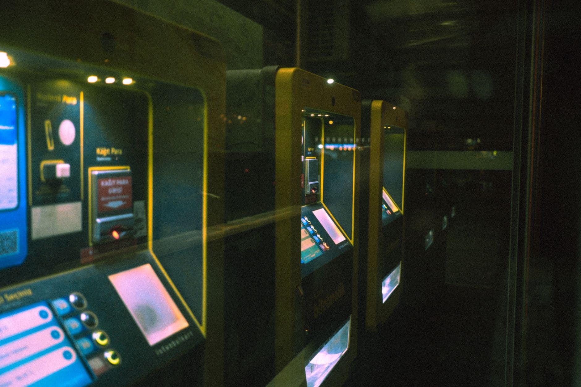Global Entry automated kiosk at customs for expedited airport processing